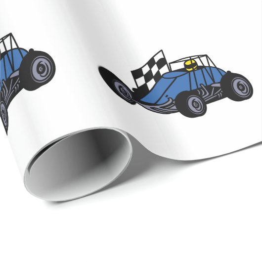 Sprintauto zonder scharnieren cadeaupapier (Rol Hoek)