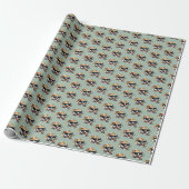 Sprintende Pap Cadeaupapier (Uitgerold)