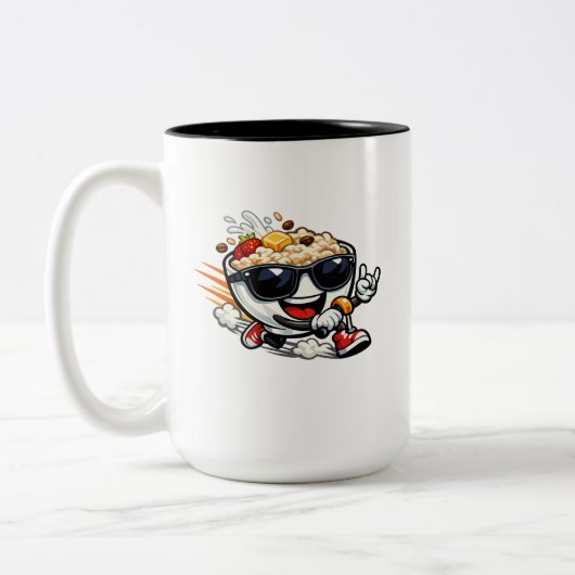 Sprintende Pap Tweekleurige Koffiemok (Links)