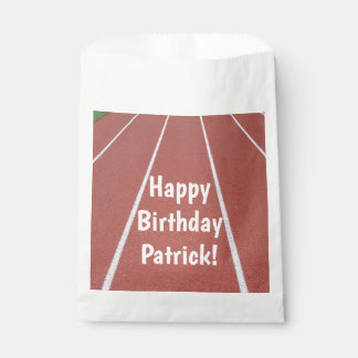 Sprintende Verjaardag Atletiekbaan Bedankzakje