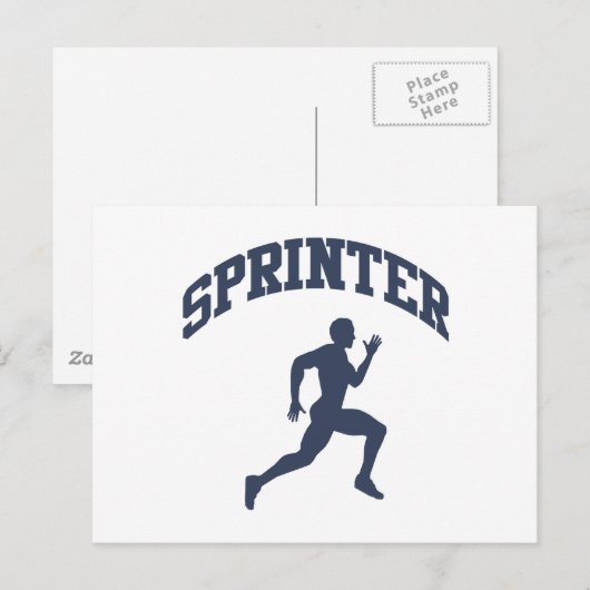 Sprinter Briefkaart (Voorkant / Achterkant)