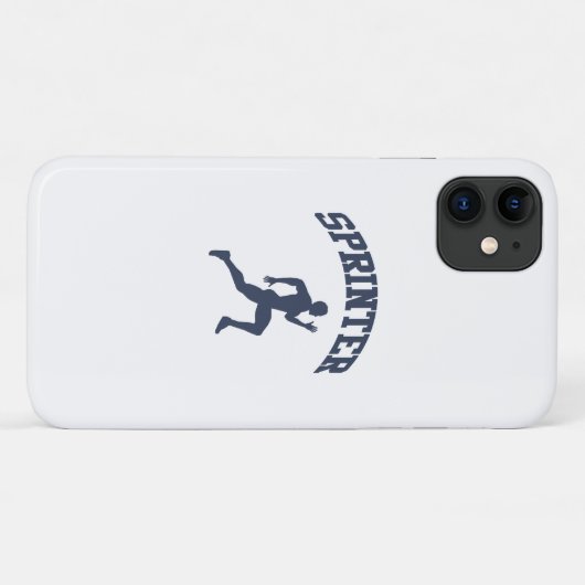 Sprinter Case-Mate iPhone Case (Achterkant (horizontaal))