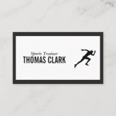 Sprinter | Gezondheid Fitness Trainer Visitekaartje (Voorkant)