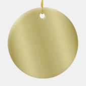 Sprinter Gold Toned Medal Ornament (Achterkant)