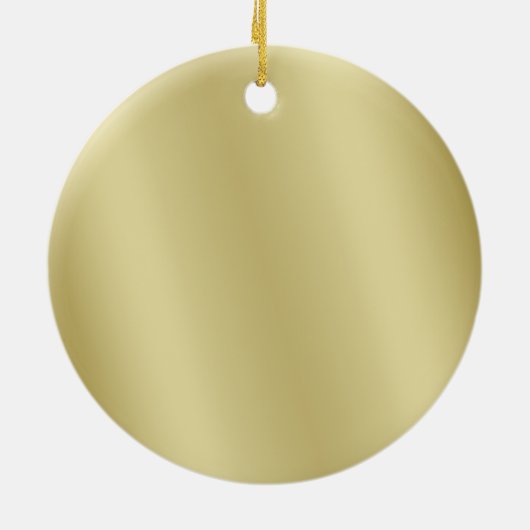 Sprinter Gold Toned Medal Ornament (Achterkant)