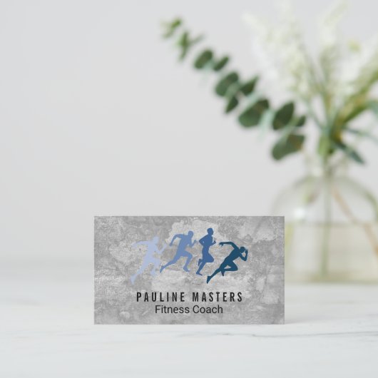 sprinter | lopen afsprakenkaartje (Staand voorkant)