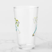 Sprinter Stickman Glas (Rechts)