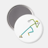 Sprinter Stickman Magneet (Voorkant / Achterkant)