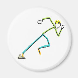 Sprinter Stickman Magneet