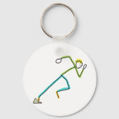 Sprinter Stickman Sleutelhanger (Achterkant)