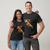 Sprinter Track en Field Runner Running Marathon T-shirt (Unisex)