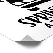 Sprinter Van Adventure-Poster Poster (Hoek)