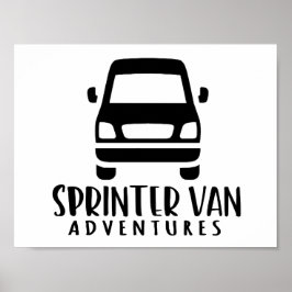 Sprinter Van Adventure-Poster Poster