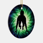 Sprinter volgen keramisch ornament (Rechts)