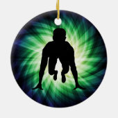 Sprinter volgen keramisch ornament (Achterkant)