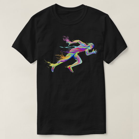 Sprintersport en veldsprint t-shirt (Design voorkant)