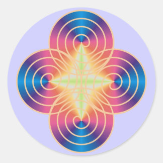 Spriralis prisma stickers