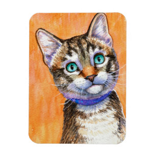 Sprite Tabby Cat Magneet