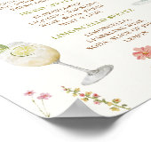 Spritz Bar Bord | Aperol Spritz Bord Poster (Hoek)