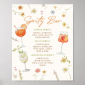 Spritz Bar Bord | Aperol Spritz Bord Poster (Voorkant)