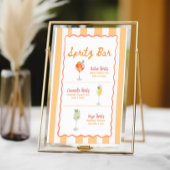 Spritz Bar Uithangbord Golfprint Poster