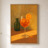 Spritz bij de Gouden Uur Waterverf Poster