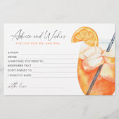 spritz bruiloftsfeest - advies en wensen briefpapier (Voorkant)