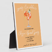 Spritz & Celebrate! Aperol Spritz Signature Drink  Fotoplaat (Zijkant)