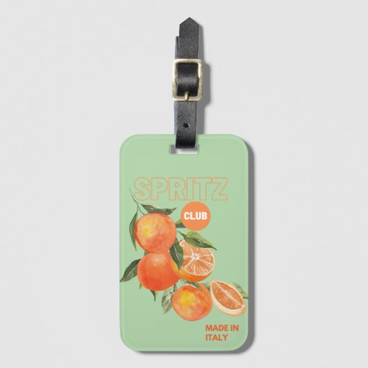 Spritz club bagagelabel (Voorkant (verticaal))