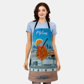 Spritz-cocktail op een tafel met uitzicht van Mila Schort (Gedragen)