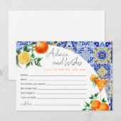 Spritz Mediterraan Vrijgezellenfeest Advies Kaart (Voorkant / Achterkant)