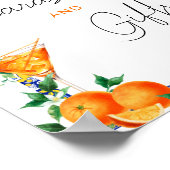 Spritz Mediterraan Vrijgezellenfeest Kaarten en ge Poster (Hoek)
