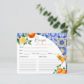 Spritz Mediterraan Vrijgezellenfeest Recept Kaart (Staand voorkant)