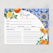 Spritz Mediterraan Vrijgezellenfeest Recept Kaart (Voorkant)