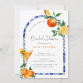 Spritz mediterraans Boho Arch Vrijgezellenfeest Kaart (Voorkant)