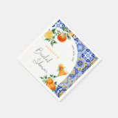 Spritz Mediterrane Boho Boog Bruidsdouche Servet (Hoek)