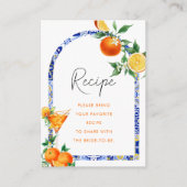 Spritz Mediterranean Arch Vrijgezellenfeest Recept Informatiekaartje (Voorkant)