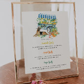Spritz-station | Pet Portrait Drink Wedding Bar Poster