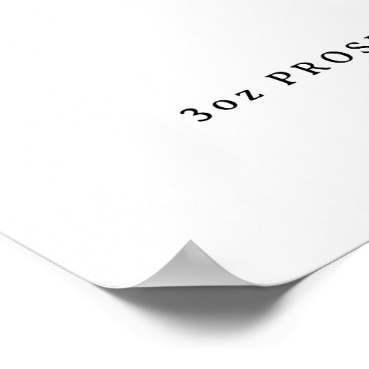 Spritz-station | Pet Portrait Drink Wedding Bar Poster (Hoek)