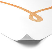 Spritz-station | Sweet Citrus Drink Wedding Bar Poster (Hoek)