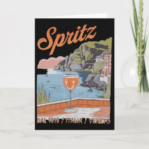 Spritz Veneto Italië Vintage Oranje Wijn Staart 3 Kaart