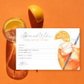 Spritz vrijgezellenfeest - advies en wensen briefpapier