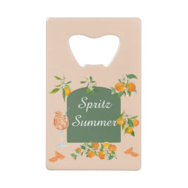Spritz Zomer Verjaardag Creditkaart Flessenopener