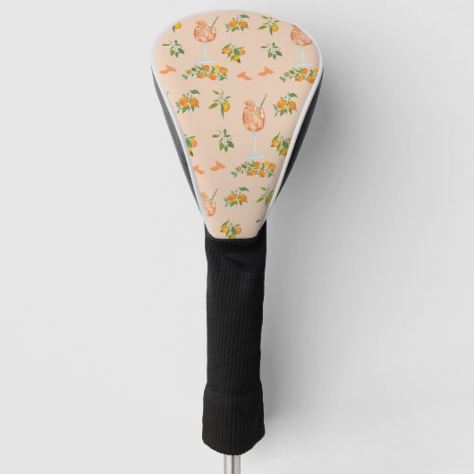 Spritz Zomer Verjaardag Golfheadcover (Voorkant)