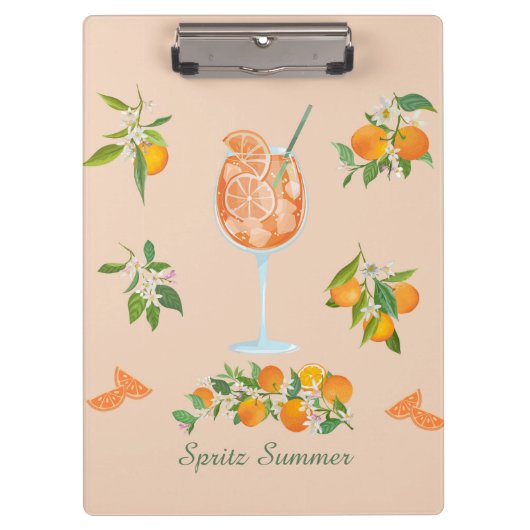 Spritz Zomer Verjaardag Klembord (Voorkant)