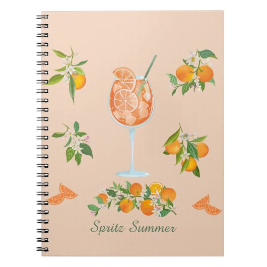 Spritz Zomer Verjaardag Notitieboek (Voorkant)