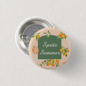 Spritz Zomer Verjaardag Ronde Button 3,2 Cm (Voorkant /achterkant)
