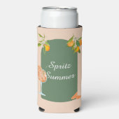 Spritz Zomer Verjaardag Seltzer Blikjeskoeler (Seltzer Voorkant)