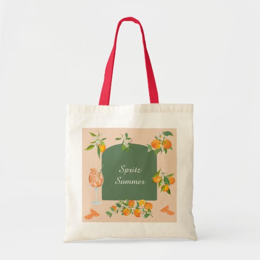 Spritz Zomer Verjaardag Tote Bag (Voorkant)