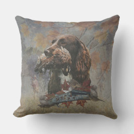 Sprocker Spaniel, Pistool hondenkunst Buitenkussen
